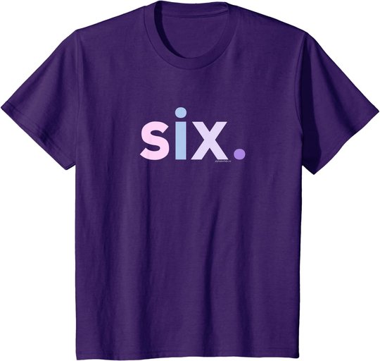 Kids 6th Birthday Shirt Girl 6 Six Year Old | Age 6 Gift Idea Tee T-Shirt