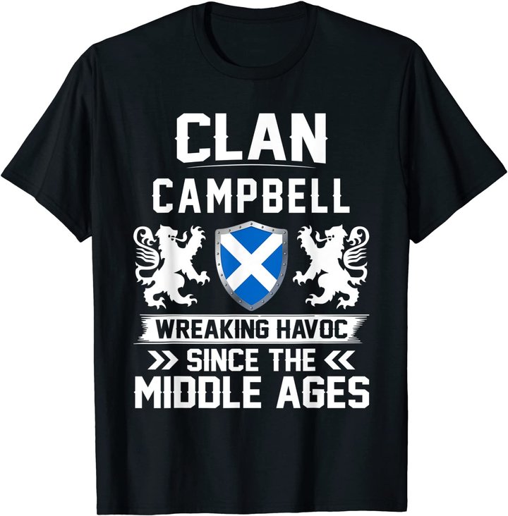 Clan CAMPBELL scottish family scotland mothers day fathers T-Shirt
