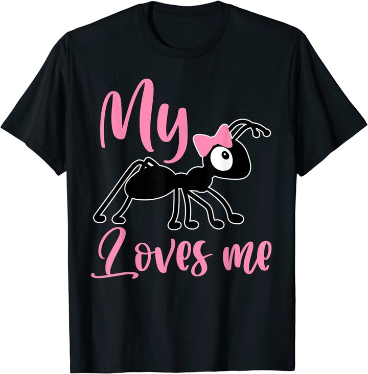 Ant Design My Aunt Loves me Family Gifts for Nephew & Niece T-Shirt