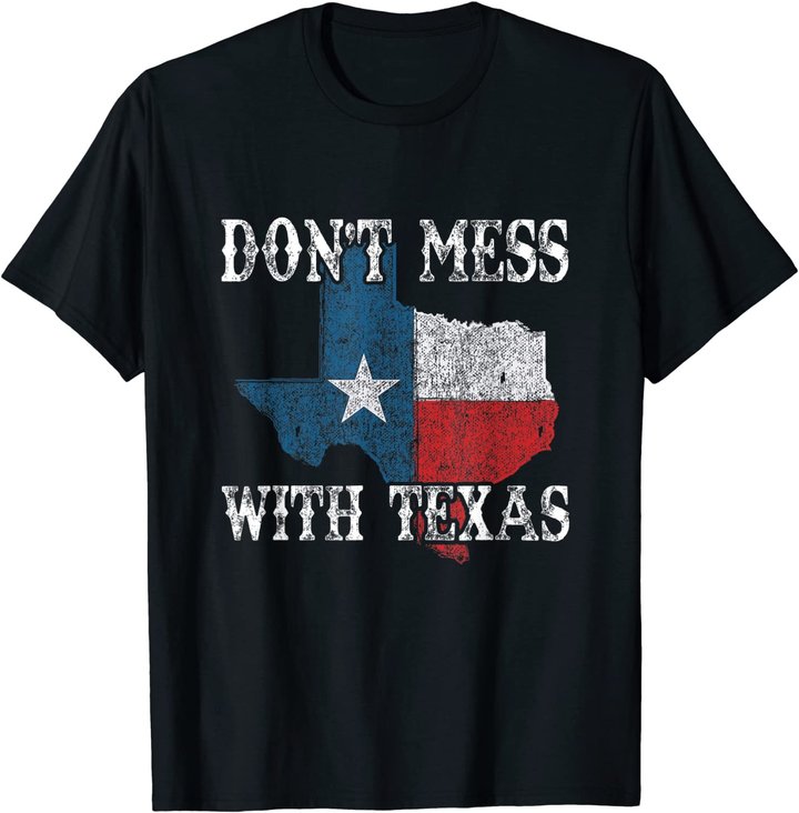Don't Mess With Vintage Texas Longhorn Lone Star State T-Shirt