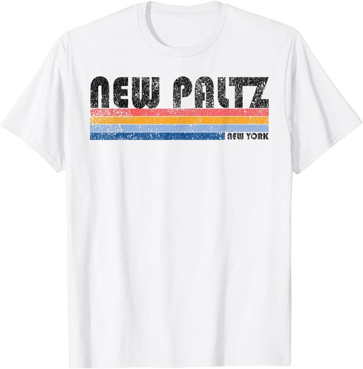 Vintage 1980s Style New Paltz New York T-Shirt