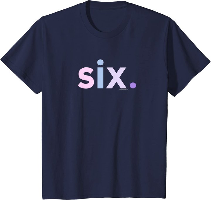 Kids 6th Birthday Shirt Girl 6 Six Year Old | Age 6 Gift Idea Tee T-Shirt