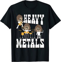 Heavy Metals - Funny Chemistry Humor Science Teacher Pun T-Shirt