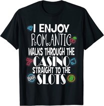 Funny Slot Machine Casino Gambling Vegas Lovers Gift Idea T-Shirt