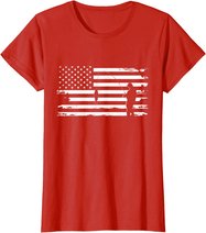 American Flag Fishing Apparel - Fishing T-Shirt