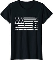 American Flag Fishing Apparel - Fishing T-Shirt