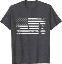 American Flag Fishing Apparel - Fishing T-Shirt