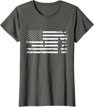 American Flag Fishing Apparel - Fishing T-Shirt