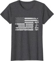 American Flag Fishing Apparel - Fishing T-Shirt