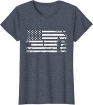 American Flag Fishing Apparel - Fishing T-Shirt