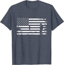 American Flag Fishing Apparel - Fishing T-Shirt