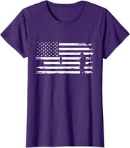 American Flag Fishing Apparel - Fishing T-Shirt