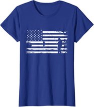 American Flag Fishing Apparel - Fishing T-Shirt