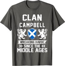 Clan CAMPBELL scottish family scotland mothers day fathers T-Shirt
