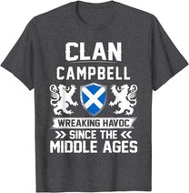 Clan CAMPBELL scottish family scotland mothers day fathers T-Shirt