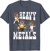 Heavy Metals - Funny Chemistry Humor Science Teacher Pun T-Shirt