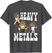 Heavy Metals - Funny Chemistry Humor Science Teacher Pun T-Shirt