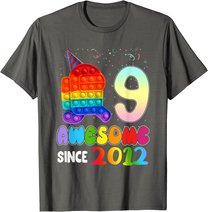 Awesome Since 2012 Among Pop it With Us 9th Birthday Kids T-Shirt