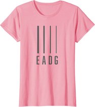 Bass Guitarist / Bass Player Gift - EADG 4 String T-Shirt