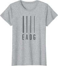 Bass Guitarist / Bass Player Gift - EADG 4 String T-Shirt