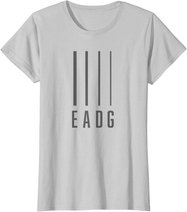 Bass Guitarist / Bass Player Gift - EADG 4 String T-Shirt