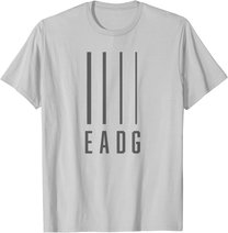 Bass Guitarist / Bass Player Gift - EADG 4 String T-Shirt