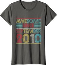 Awesome Since September 2010 Bday Gifts 11th Birthday T-Shirt