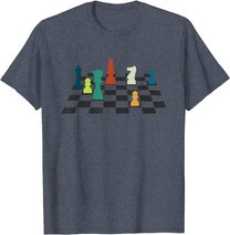 Checkmate Chess Grandmaster Knight Rook King Chess Player T-Shirt