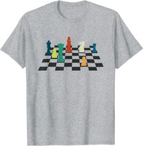 Checkmate Chess Grandmaster Knight Rook King Chess Player T-Shirt