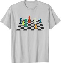 Checkmate Chess Grandmaster Knight Rook King Chess Player T-Shirt