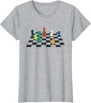 Checkmate Chess Grandmaster Knight Rook King Chess Player T-Shirt