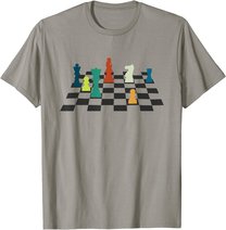 Checkmate Chess Grandmaster Knight Rook King Chess Player T-Shirt