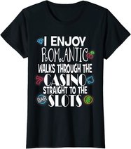 Funny Slot Machine Casino Gambling Vegas Lovers Gift Idea T-Shirt