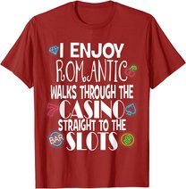 Funny Slot Machine Casino Gambling Vegas Lovers Gift Idea T-Shirt