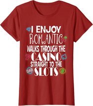 Funny Slot Machine Casino Gambling Vegas Lovers Gift Idea T-Shirt