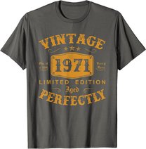 50 Year Old Birthday Gifts Vintage 1971 50th Birthday Gifts T-Shirt