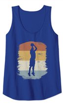 Retro Basketball Jumpshot Baller - Vintage Basketball Tank Top