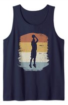 Retro Basketball Jumpshot Baller - Vintage Basketball Tank Top