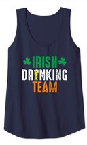 St Patrick's Irish Beer Drinking Team Ireland Flag Clover Tank Top