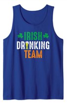 St Patrick's Irish Beer Drinking Team Ireland Flag Clover Tank Top