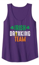 St Patrick's Irish Beer Drinking Team Ireland Flag Clover Tank Top