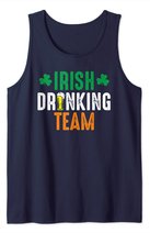 St Patrick's Irish Beer Drinking Team Ireland Flag Clover Tank Top