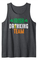 St Patrick's Irish Beer Drinking Team Ireland Flag Clover Tank Top