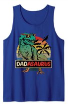 Mens Matching Family Dadasaurus T-Rex Father's Day - Dad Tank Top