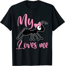 Ant Design My Aunt Loves me Family Gifts for Nephew & Niece T-Shirt