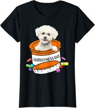 Bichon Frise Antidepressant T-Shirt