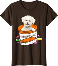Bichon Frise Antidepressant T-Shirt