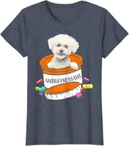 Bichon Frise Antidepressant T-Shirt