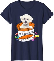 Bichon Frise Antidepressant T-Shirt