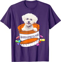 Bichon Frise Antidepressant T-Shirt